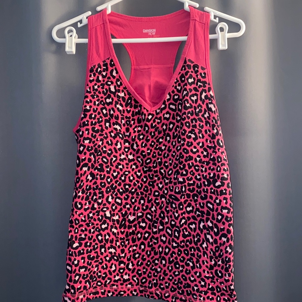 Pink leopard print Danskin now yoga extra large 16 through 18